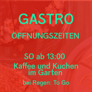 Umbauzeit Gastro Öffnung